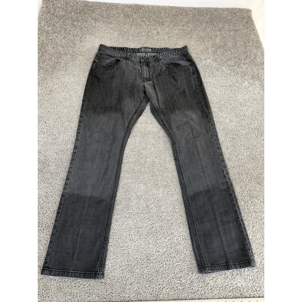 Billabong Malice Jeans Mens 38x32 Gray Skinny Fit Stretch Denim Charcoal Wash